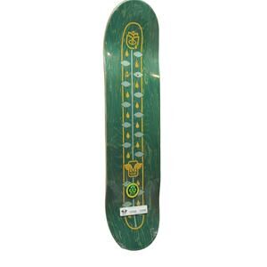 Monarch Project 8.25" x 31.9" Fountain Logo R7 Maple Skateboard Deck Green/Green